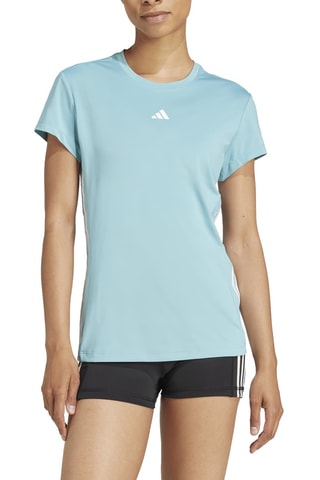 T-shirt slim d’entraînement Intensity - Turquoise