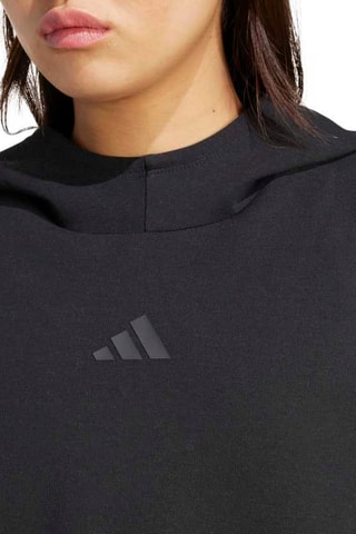 Sweat d’entraînement à capuche Soft Lux - Noir