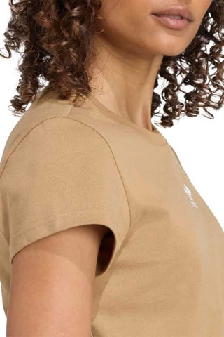 T-shirt slim Wardrobe Classic Essentials - Marron
