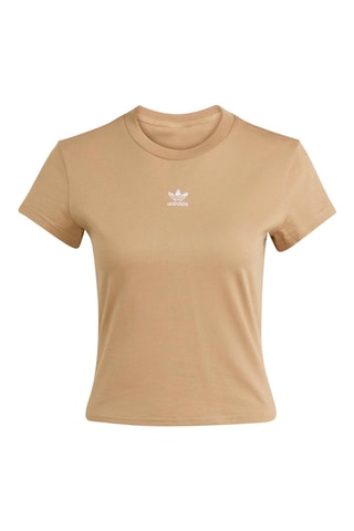 T-shirt slim Wardrobe Classic Essentials - Marron