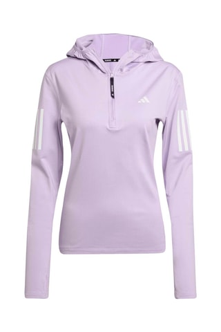 Veste de running à capuche Own The Run Seasonal - Mauve