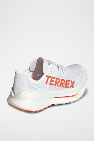Chaussures de running Terrex Agravic Speed Ultra - Blanc et orange