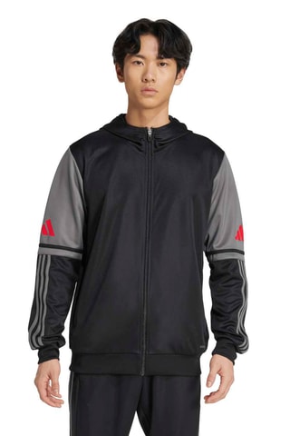 Veste de football à capuche Squadra - Noir