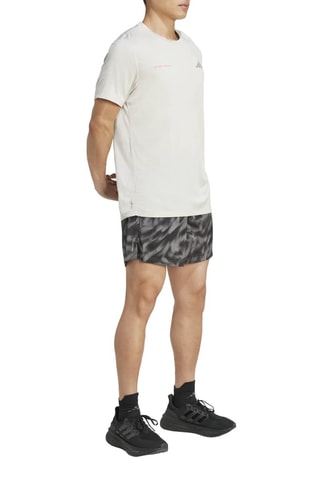 T-shirt regular de running Own The Run Seasonal - Gris clair