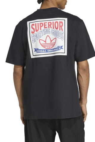 T-shirt loose Graphics - Noir