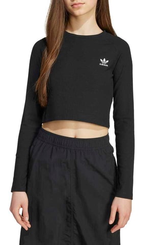T-shirt cropped Wardrobe Classic Essentials - Noir