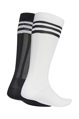2 paires de chaussettes Main Originals - Blanc et noir