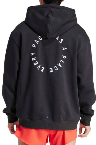 Sweat de running à capuche Own The Run Seasonal - Noir