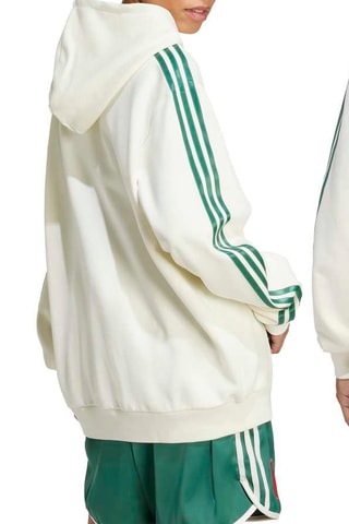 Sweat de football à capuche FIGC - Blanc