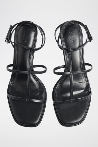 Sandalias de tacón - Negro