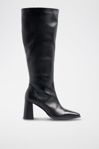 Botas de piel - Negro