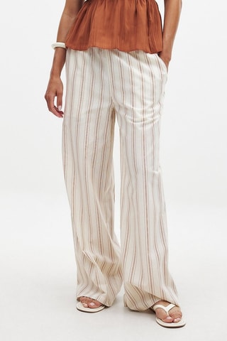 Pantalón recto - Blanco