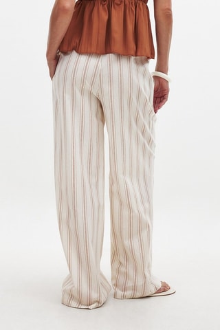 Pantalón recto - Blanco