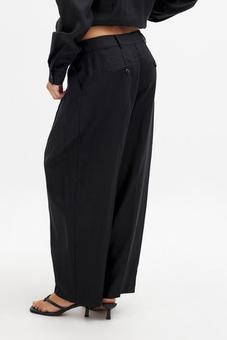 Pantalón de lino - Negro