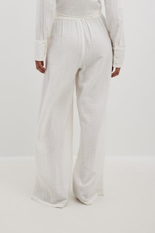 Pantalón wide leg - Blanco