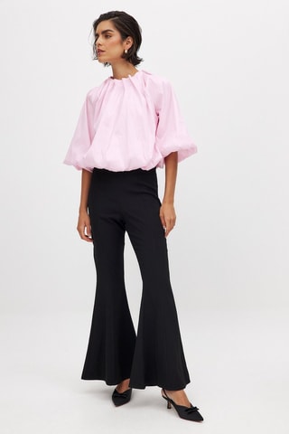 Pantalón flare - Negro