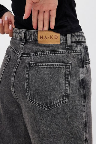 Vaquero wide leg - Gris oscuro