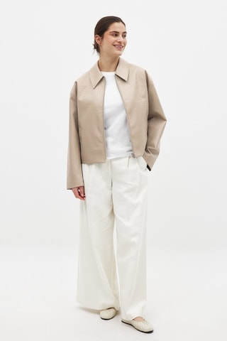 Chaqueta regular fit - Beige