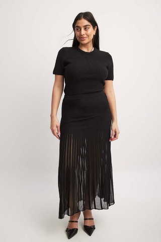 Top relaxed fit - Negro