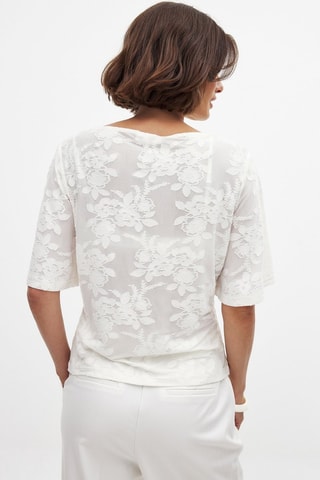 Top relaxed fit - Blanco