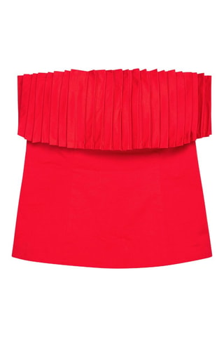 Top bustier - Rojo