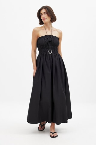 Vestido bustier - Negro