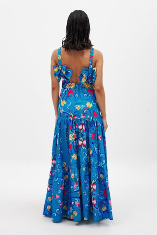 Vestido largo - Azul rey