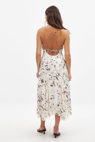 Vestido midi - Blanco