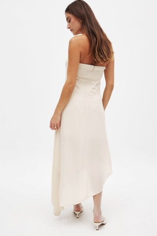 Robe bustier - Ecru