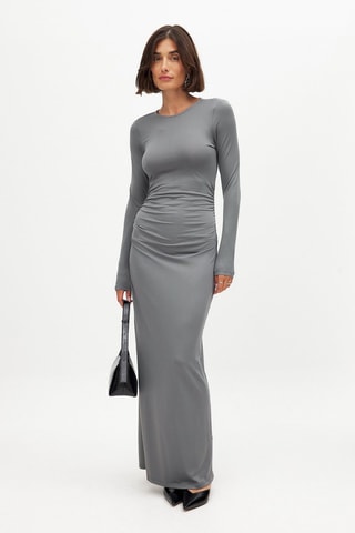 Vestido largo - Gris