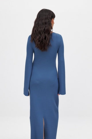 Vestido largo - Celeste