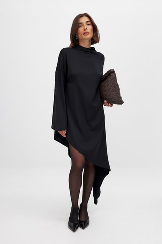 Vestido trapecio - Negro