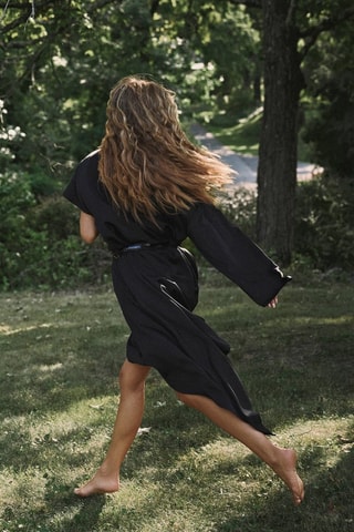 Vestido trapecio - Negro