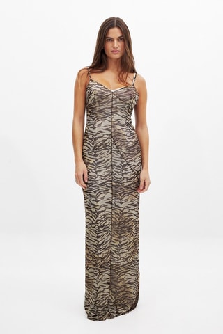 Robe longue - Gris clair