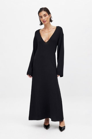 Vestido largo - Negro