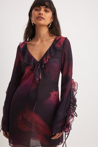 Vestido recto - Negro