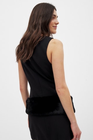 Vestido recto - Negro