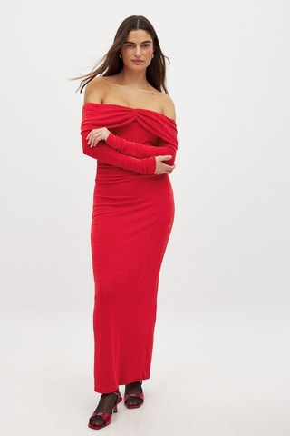 Vestido largo - Rojo