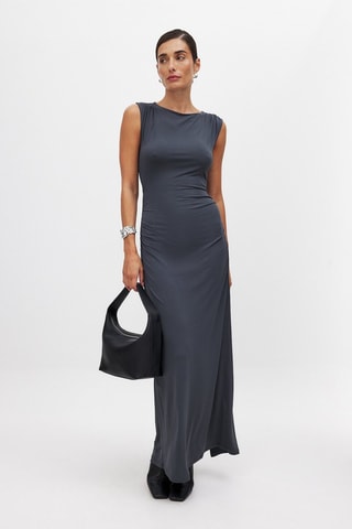 Vestido largo - Gris