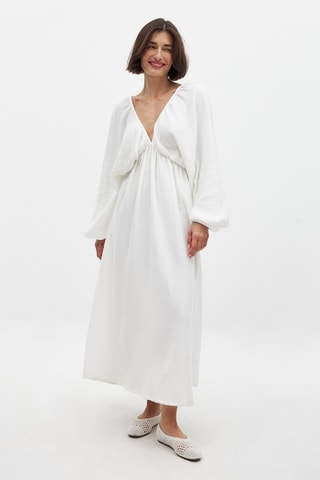 Robe longue - Blanc
