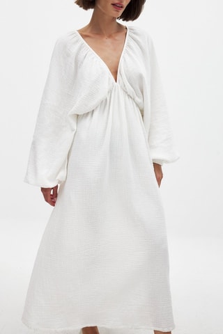 Robe longue - Blanc