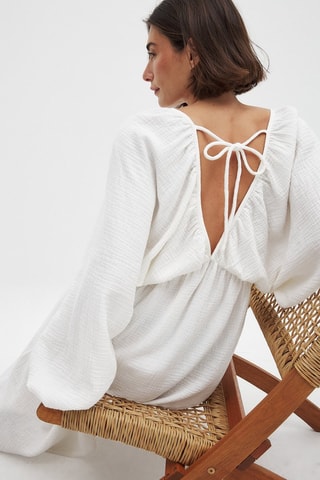 Robe longue - Blanc
