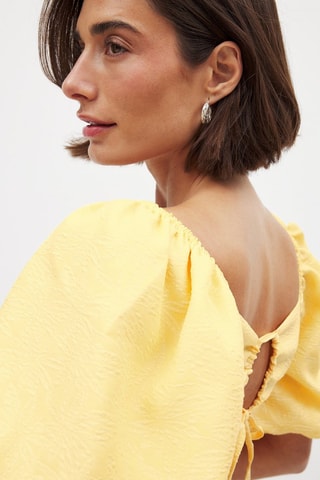 Vestido trapecio - Amarillo
