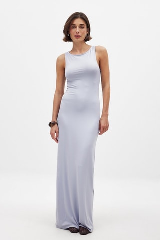 Vestido largo - Azul claro
