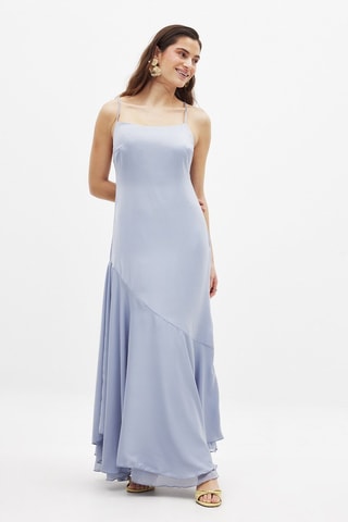 Vestido largo - Azul claro