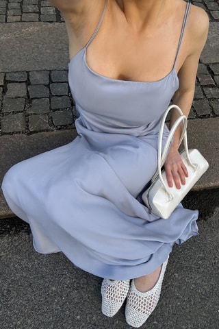 Vestido largo - Azul claro