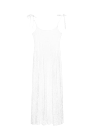 Vestido midi - Blanco