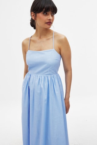 Vestido midi - Azul claro