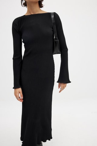 Vestido midi - Negro