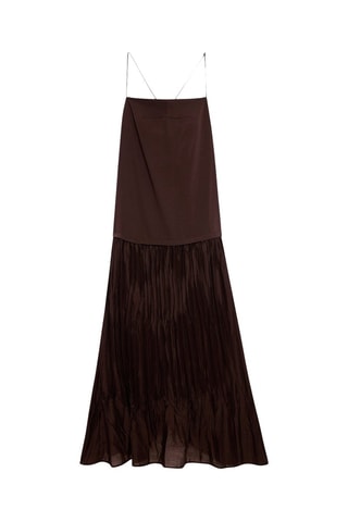 Vestido largo - Marrón
